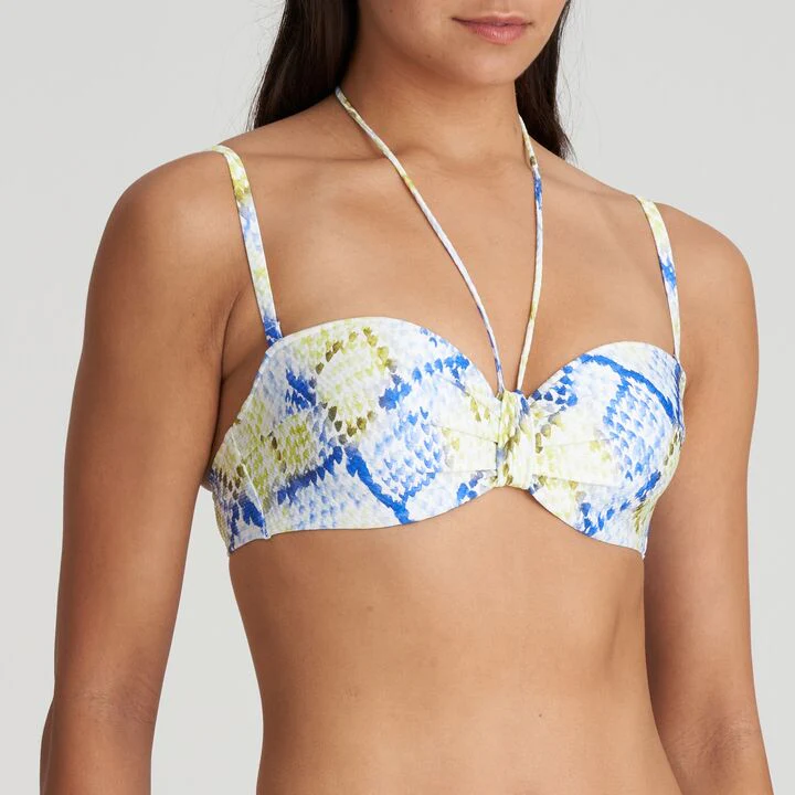 Lundey Voorgevormde Strapless Bikini Top 1006318 Lime Snake - Image 3