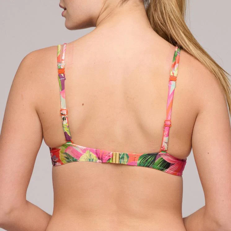 Norma Jeanne Voorgevormde Plunge Bikini Top 1008016 Tropical Sun - Image 4