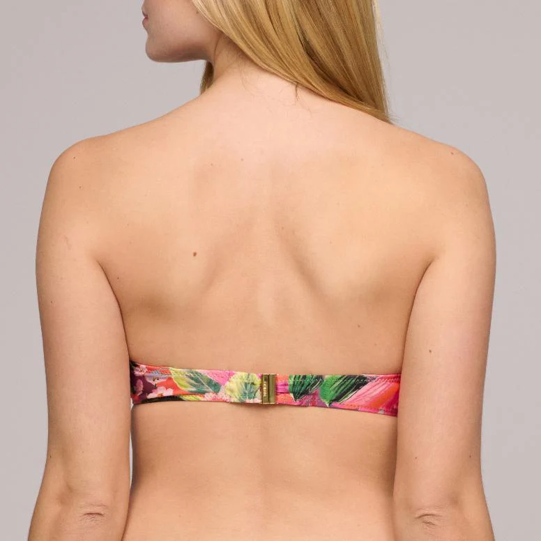 Norma Jeanne Voorgevormde Strapless Bikini Top 1008018 Tropical Sun - Image 6