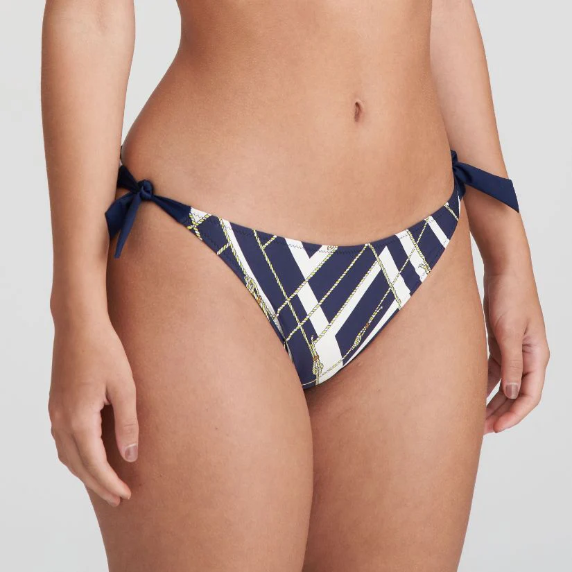Saranji Bikini Heup Slip Met Koordjes 1006654 Majestic Blue