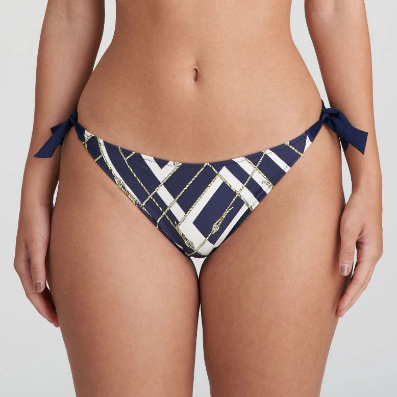 Saranji Bikini Heup Slip Met Koordjes 1006654 Majestic Blue - Image 2