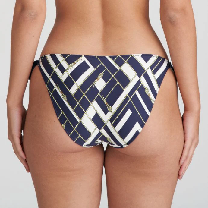 Saranji Bikini Heup Slip Met Koordjes 1006654 Majestic Blue - Image 3