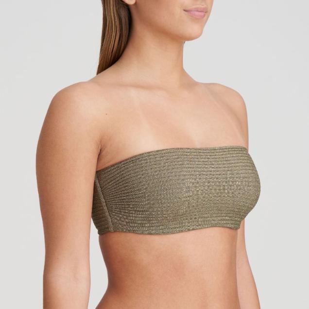 Tinjis Voorgevormde Bikini Strapless 1006918 Golden Olive - Image 2