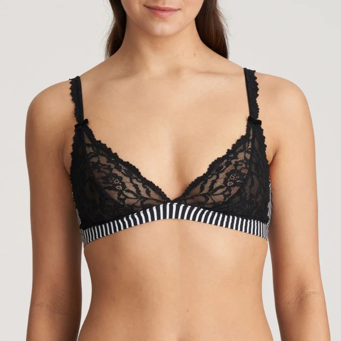Sydny Bralette 0102724 Tuxedo Black