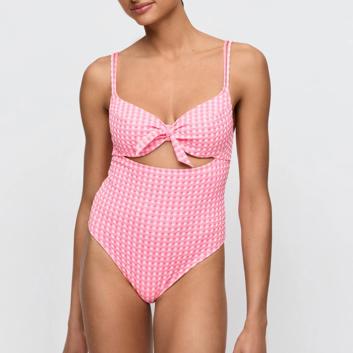 Mary Lynn Volle Cup Badpak 1008530 Rose Gingham