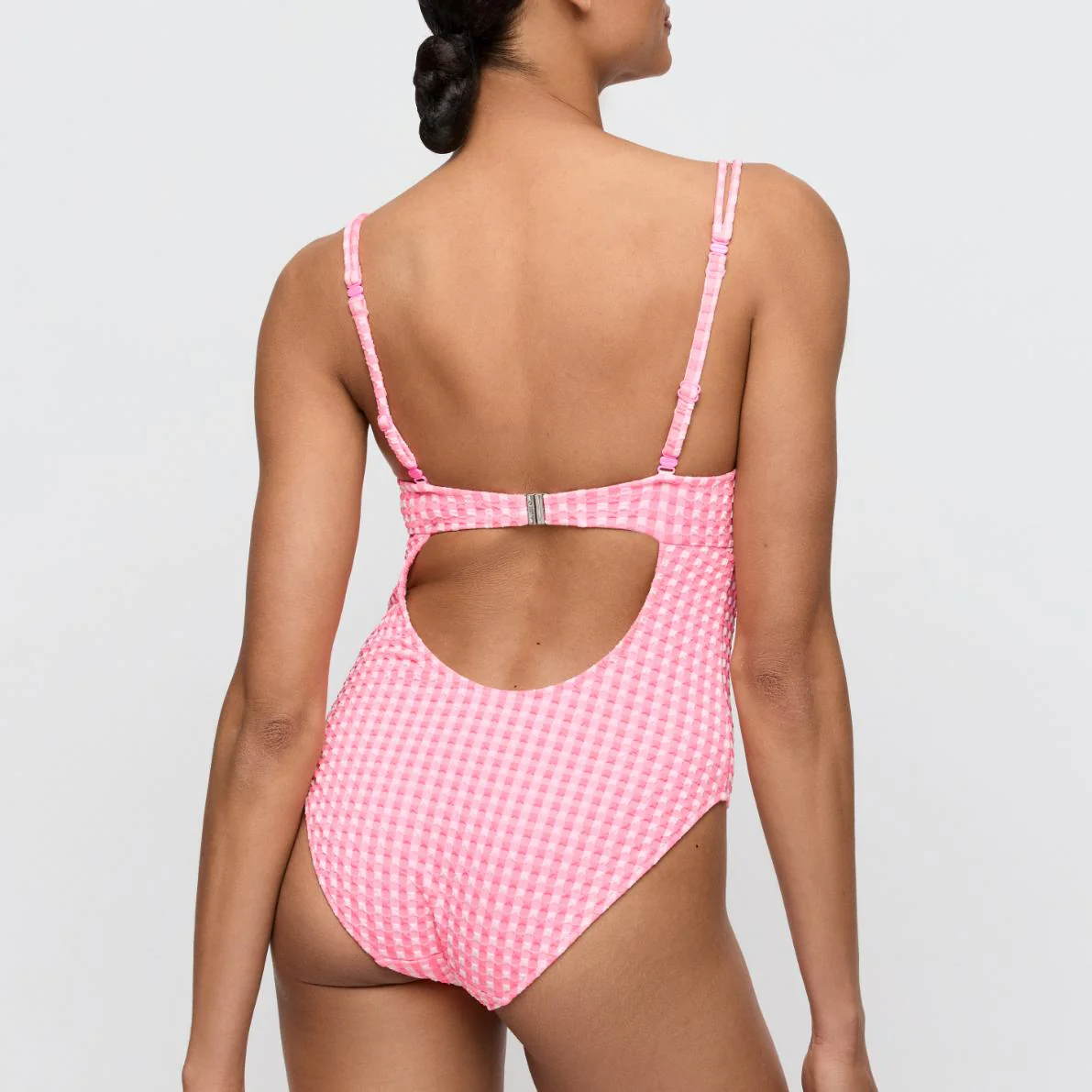 Mary Lynn Volle Cup Badpak 1008530 Rose Gingham - Image 3