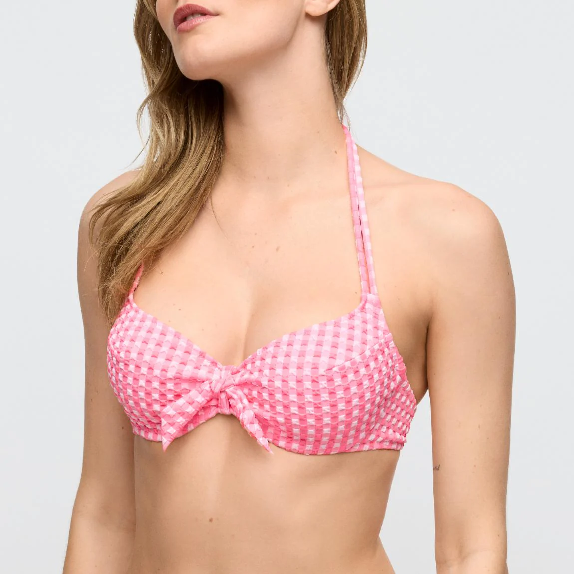 Mary Lynn Beugel Bikini Top 1008510 Rose Gingham - Image 5