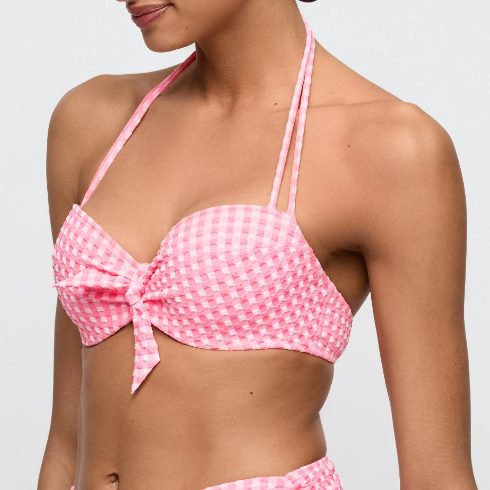 Mary Lynn Voorgevormde Balconette Bikini Top 1008519 Rose Gingham - Image 5
