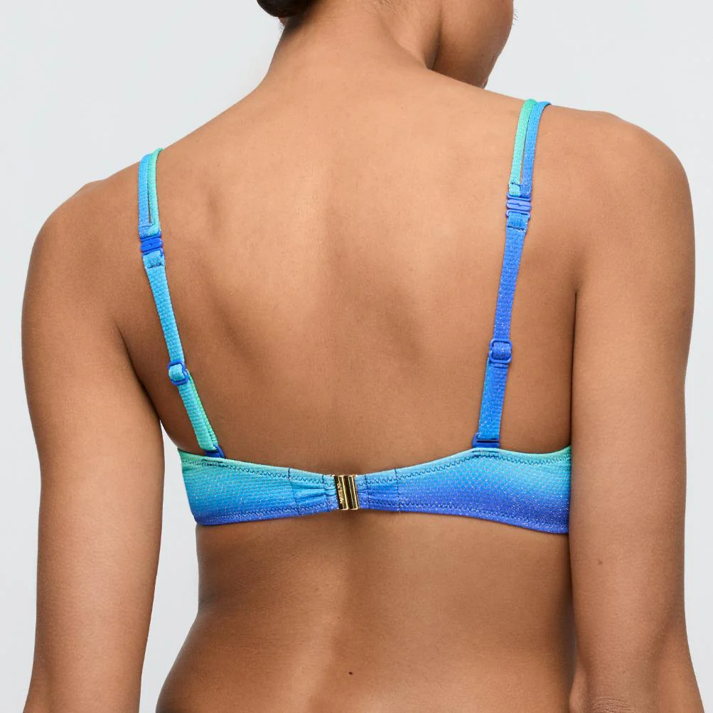 Nusa Dua Voorgevormde Plunge Bikini Top 1008116 Seascape - Image 3