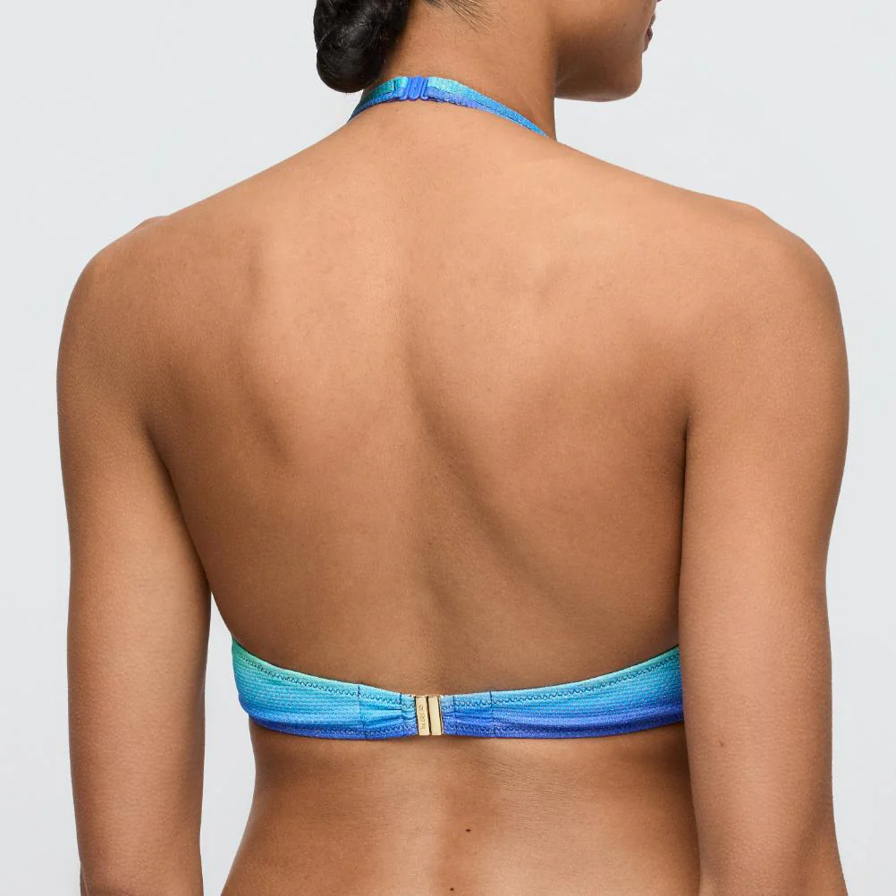 Nusa Dua Voorgevormde Plunge Bikini Top 1008116 Seascape - Image 6