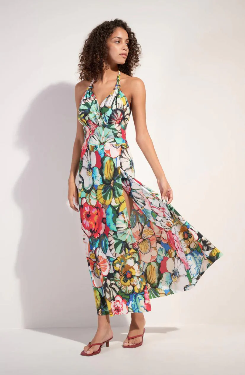 Flower Print Rona Strandjurk Multicolor - Image 2