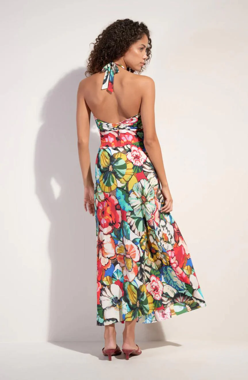 Flower Print Rona Strandjurk Multicolor - Image 3