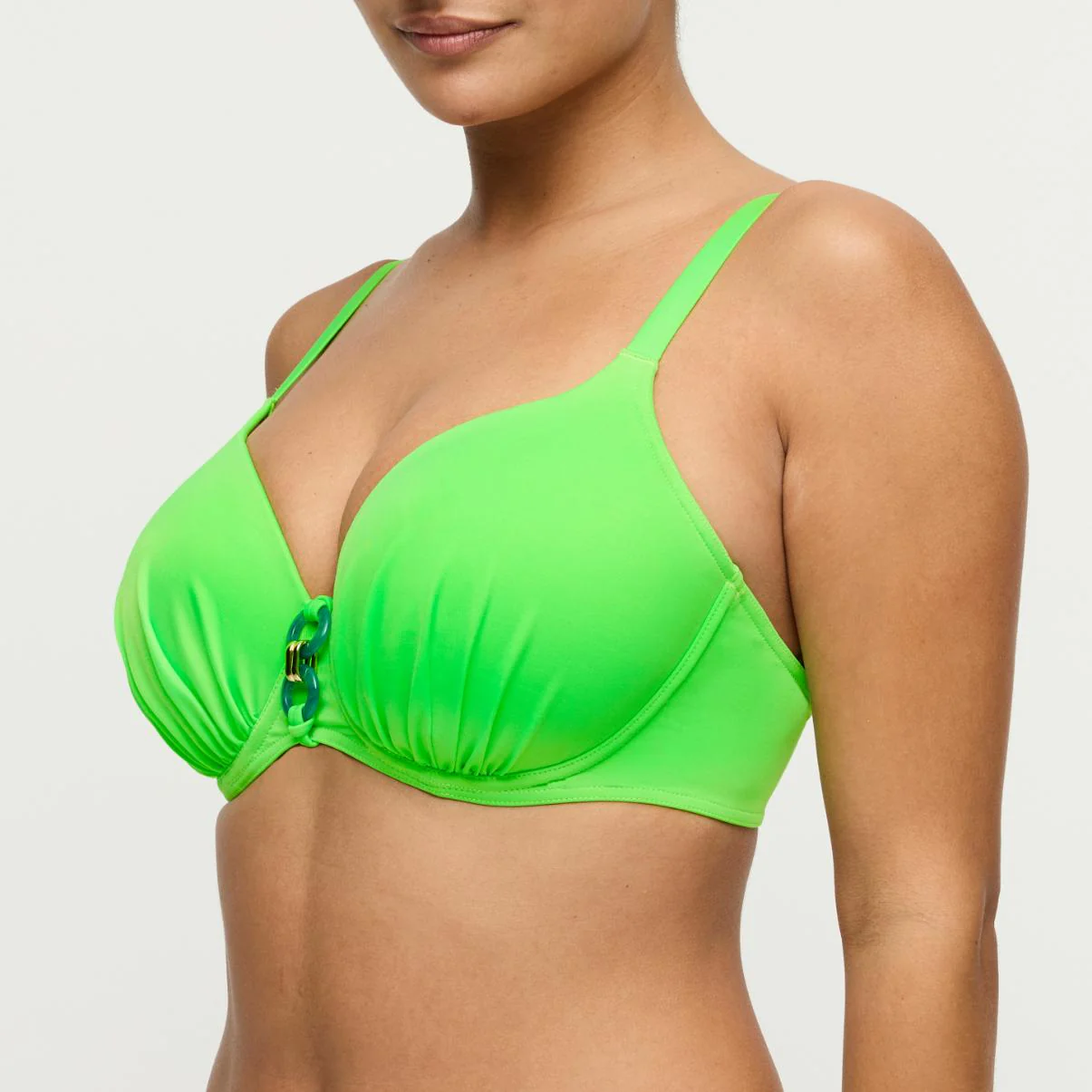 Pilon Voorgevormde Bikini Top Hartvorm 4014214 Neon Lime - Image 3
