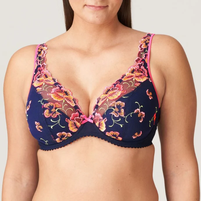 Devdaha Padded Plunge Bh 0163442 Velvet Blue
