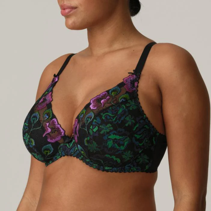 San Angel Padded Plunge Bh 0163492 Peacock Feather - Image 2