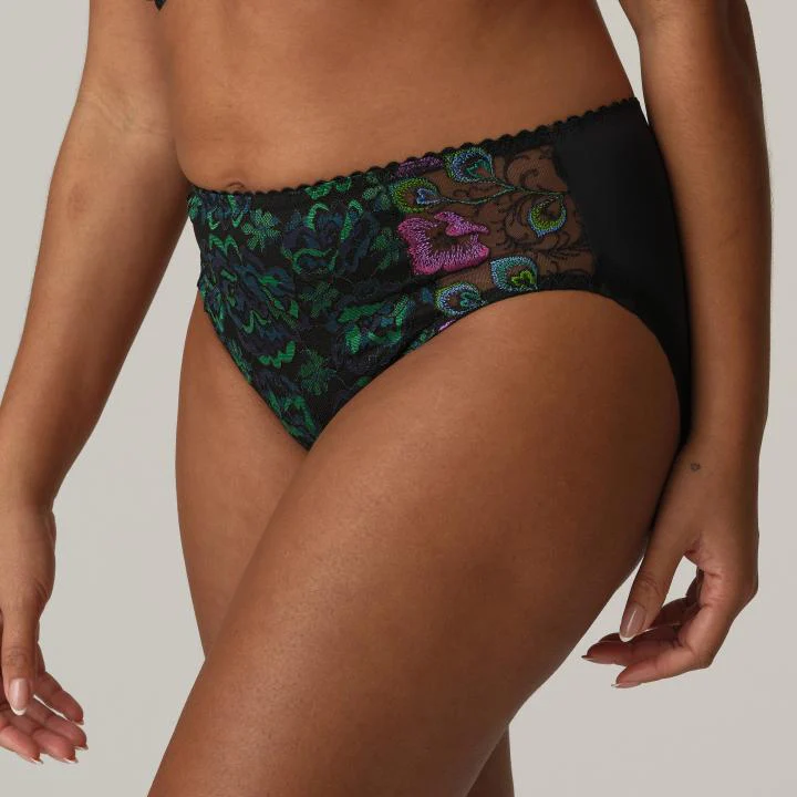 San Angel Taille Slip 0563491 Peacock Feather