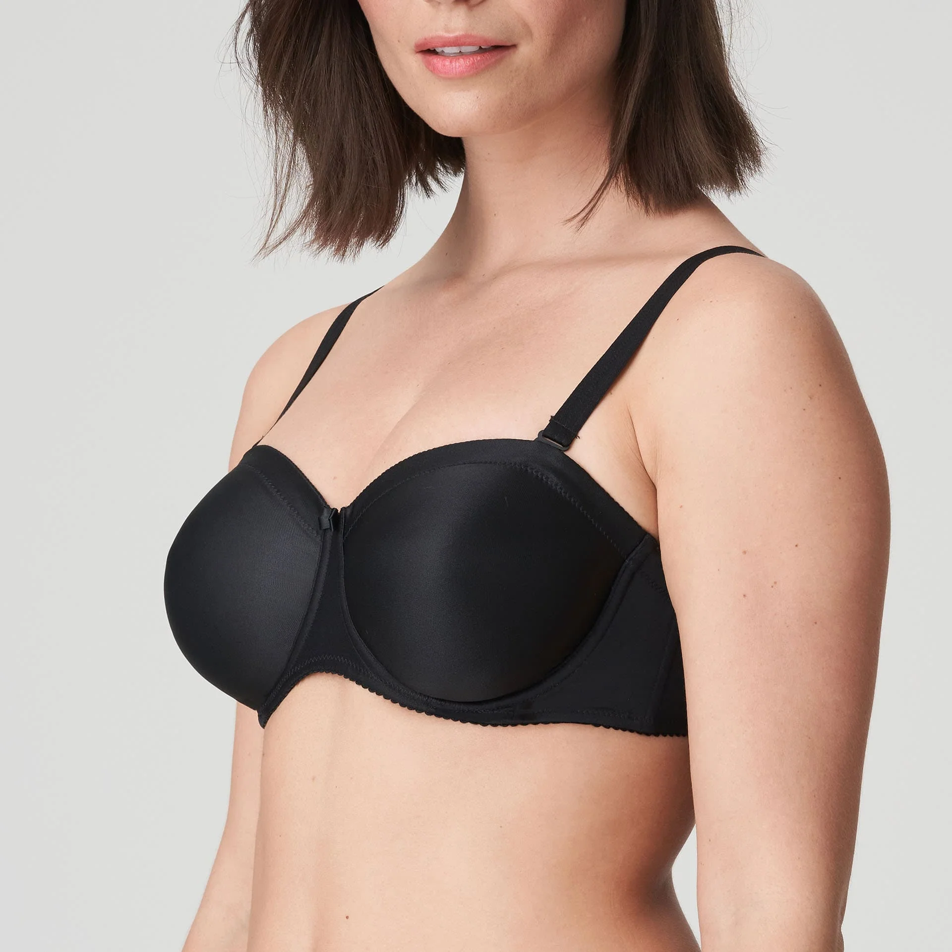 Satin Strapless Bh 0161331 Zwart - Image 3
