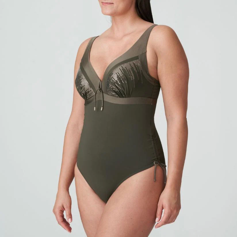 Aracruz Plunge Badpak met Beugel 4011839 Kaki - Image 3