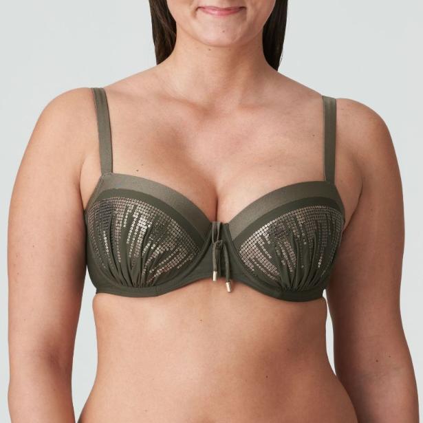 Aracruz Voorgevormde Balconette Bikini Top 4011816 Kaki