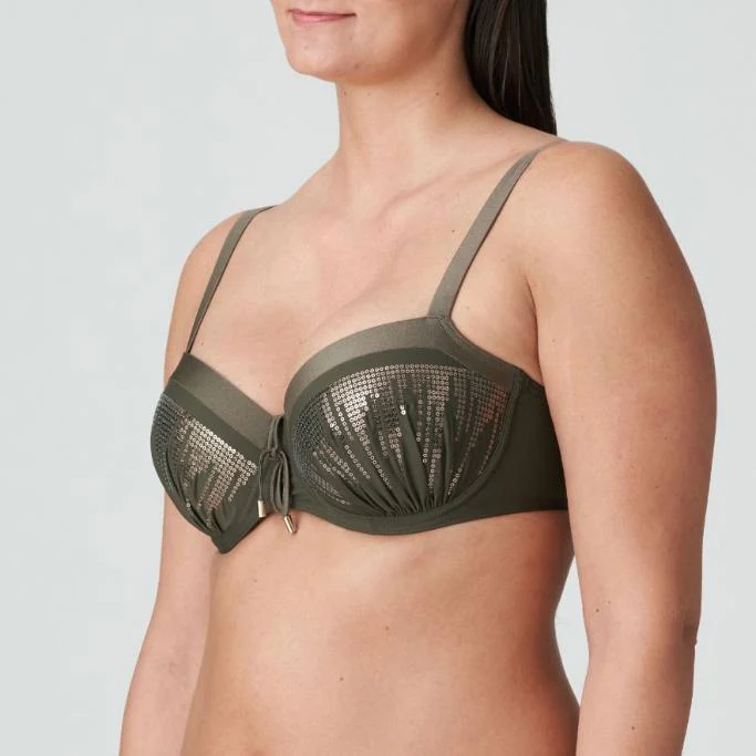 Aracruz Voorgevormde Balconette Bikini Top 4011816 Kaki - Image 3
