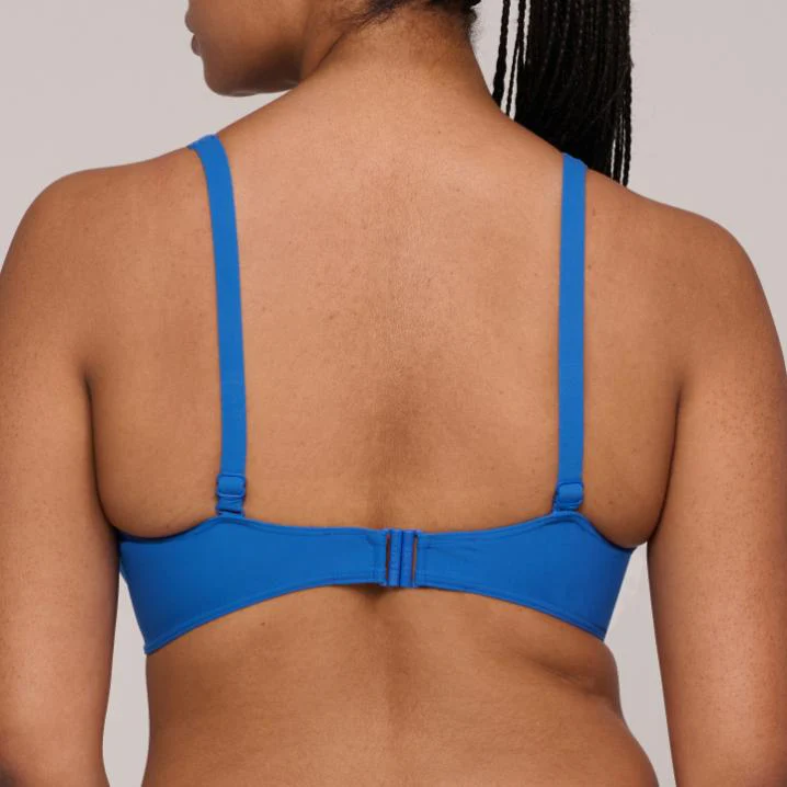 Aswan Plunge Voorgevormde Bikini Top 4012419 Delphinium Cheer Blue - Image 3