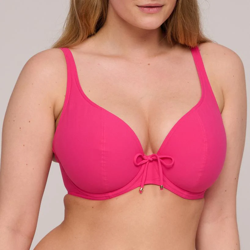 Aswan Plunge Voorgevormde Bikini Top 4012419 Dragon Fruit