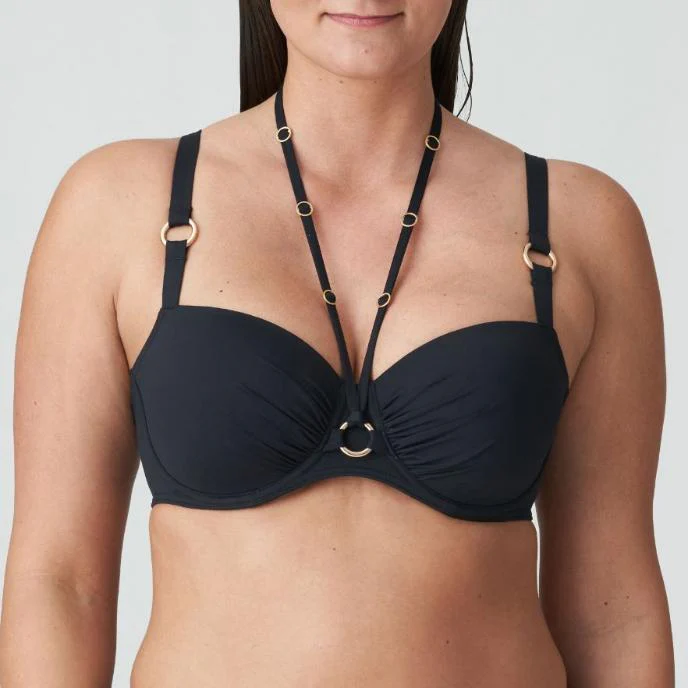Damietta Voorgevormde Balconette bikini Top 4011616 Zwart