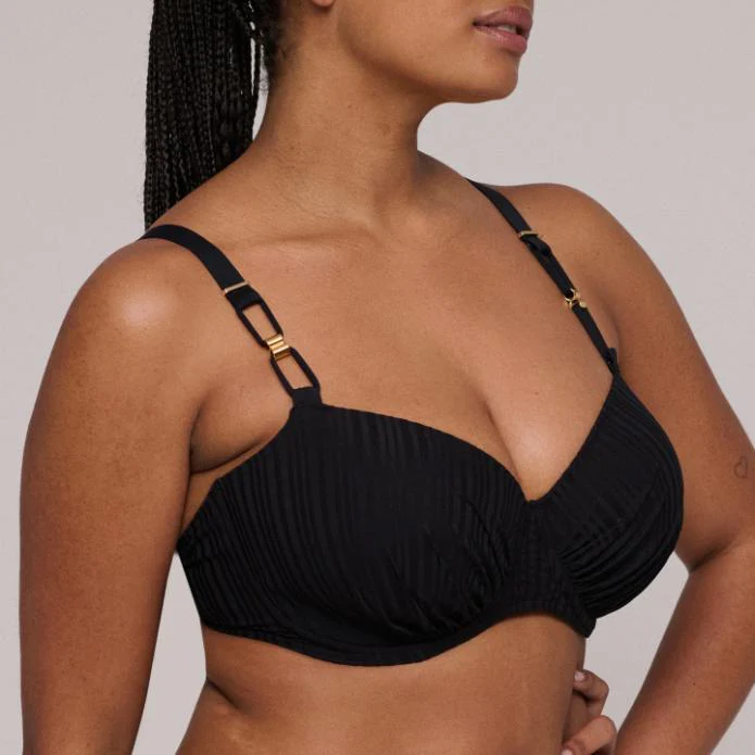 Kiruna Voorgevormde Balconette Bikini Top 4012916 Zwart - Image 3