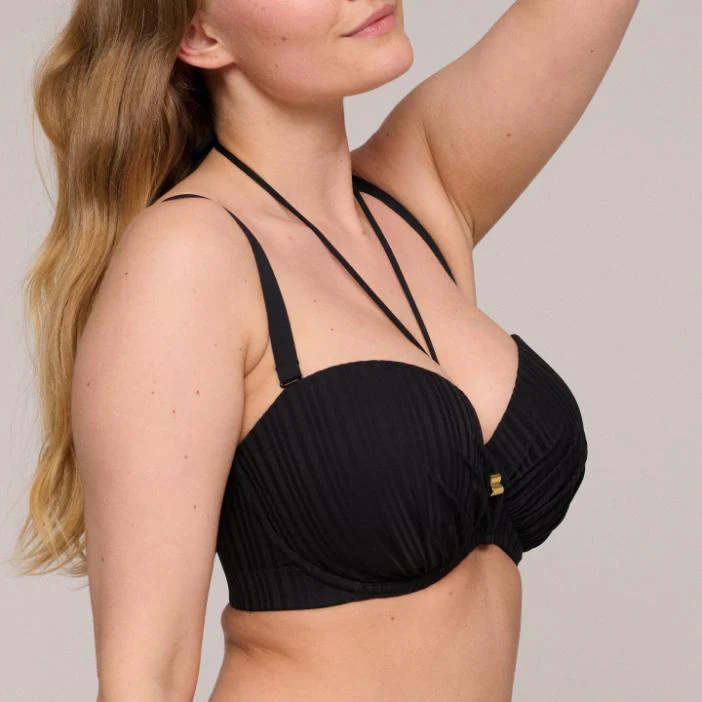 Kiruna Voorgevormde Strapless Bikini Top 4012917 Zwart - Image 2