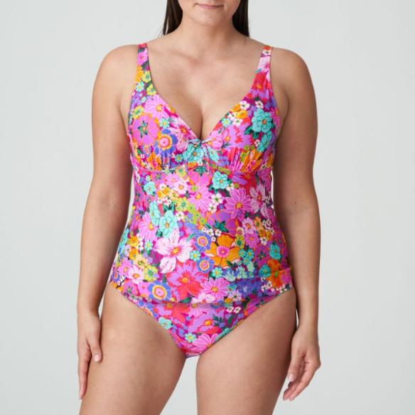 Najac Half Voorgevormde Tankini Top 4011079 Floral Explosion
