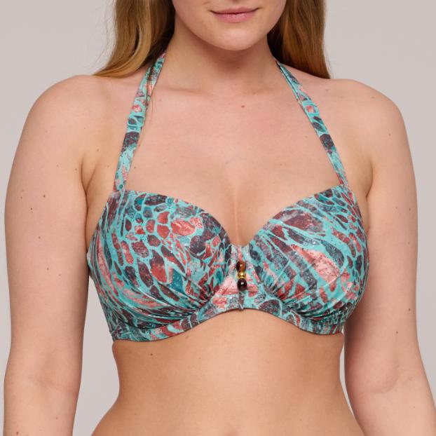 Riyad Bikini Top met Beugel 4012810 Turquoise Seas - Image 2