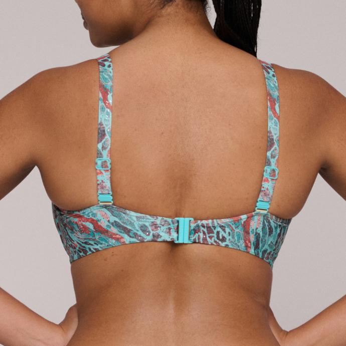 Riyad Voorgevormde Balconette Bikini Top 4012816 Turquoise Seas - Image 4