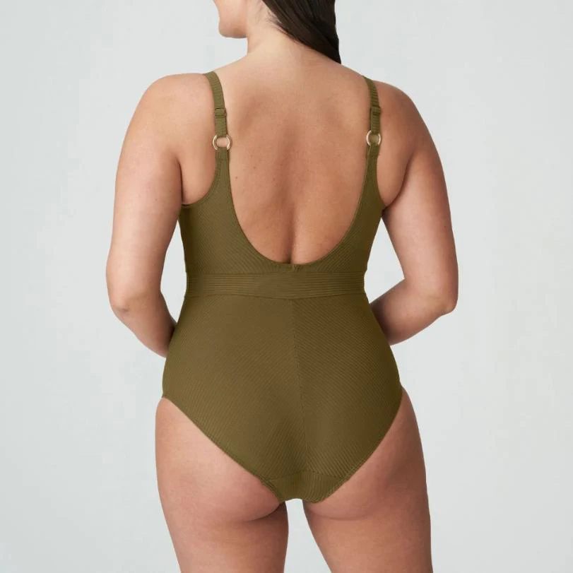 Sahara Voorgevormd Badpak Zonder Beugel 4006338 Olijf - Image 3
