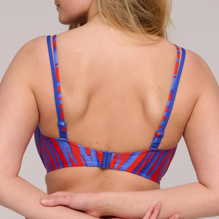Skudai Voorgevormde Balconette Bikini Top 4012616 Wild Stripes - Image 5