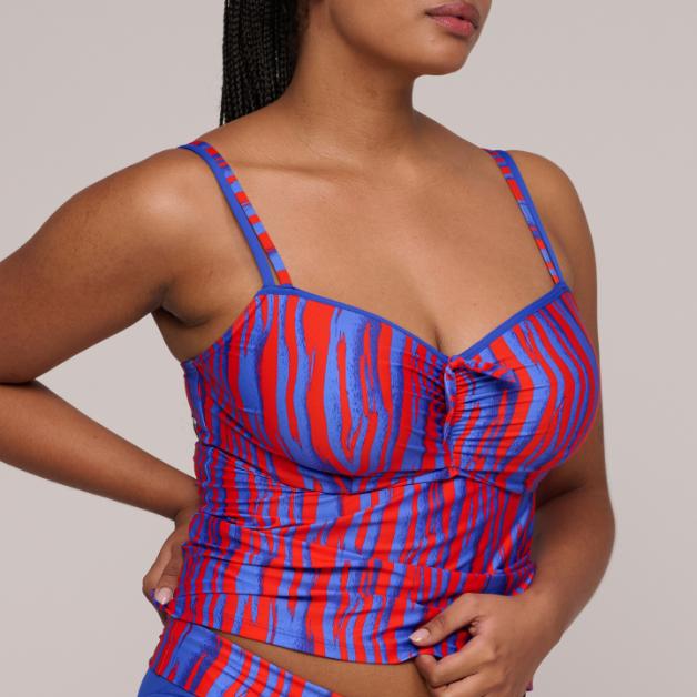Skudai Voorgevormde Tankini Top 4012670 Wild Stripes - Image 3