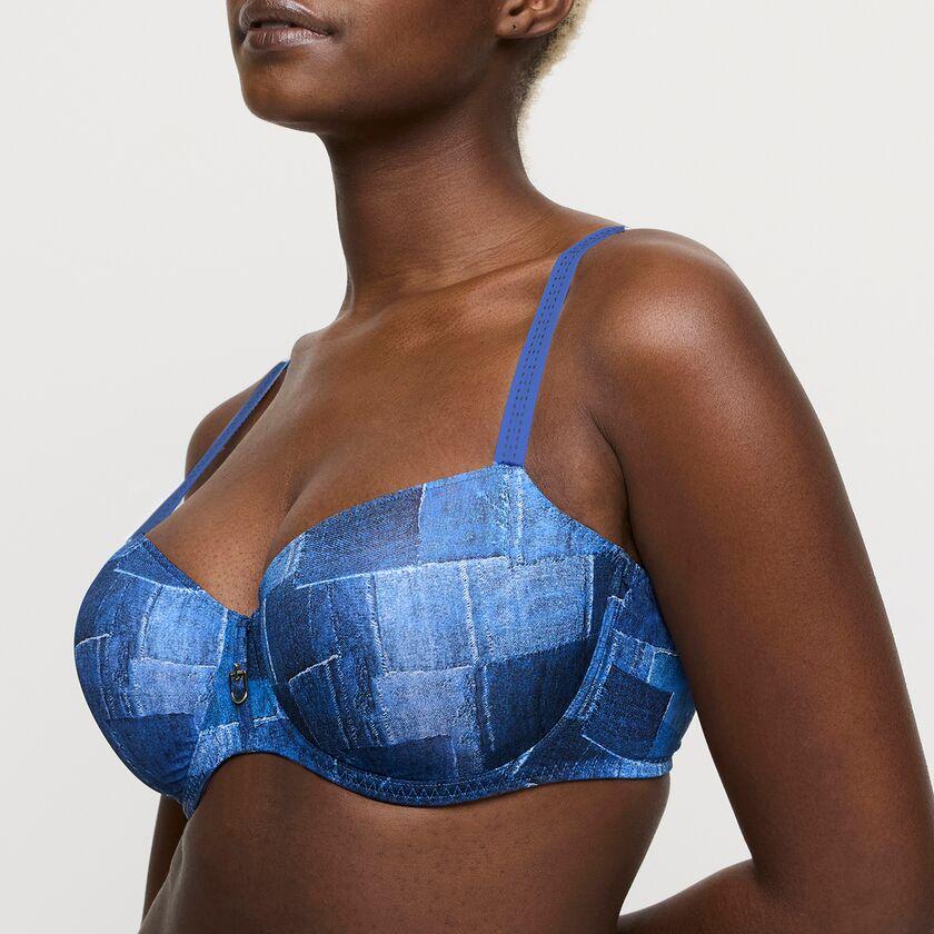 Mauna Voorgevormde Balconette Bh 0242512 Twill Blue - Image 2