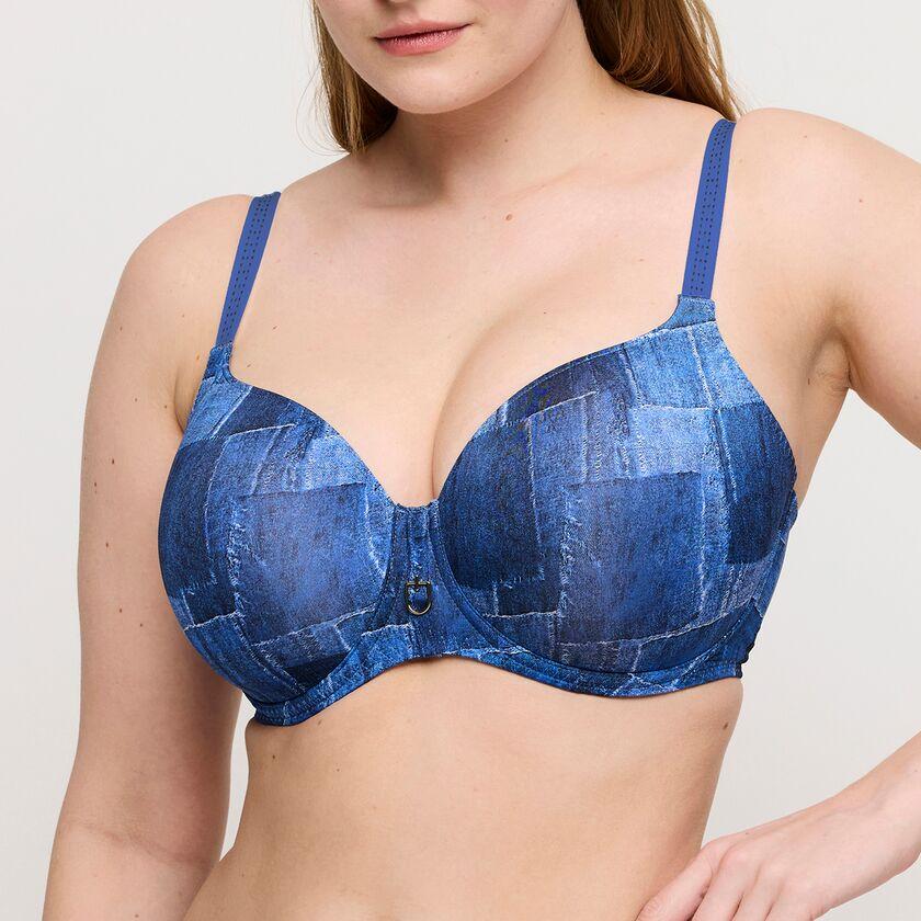 Mauna Voorgevormde Beugel Bh 0242510 Twill Blue - Image 2