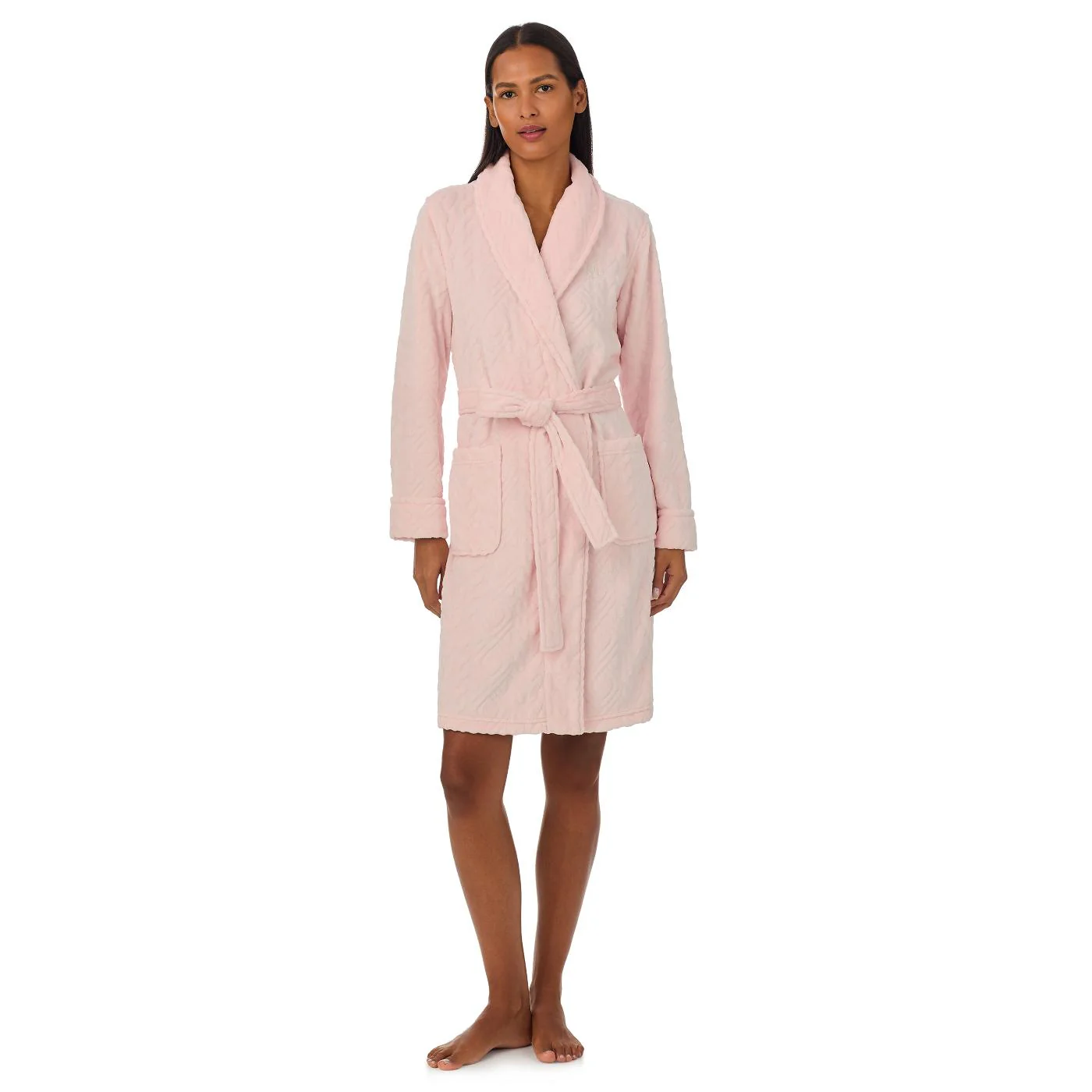 Fleece Badjas ILN42372 Rose