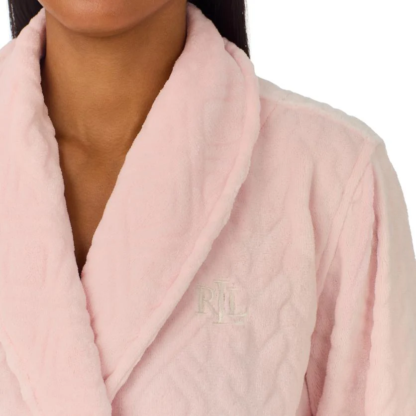 Fleece Badjas ILN42372 Rose - Image 3