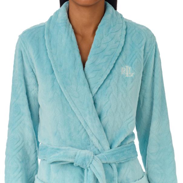 Fleece Badjas ILN42372 Sea - Image 3