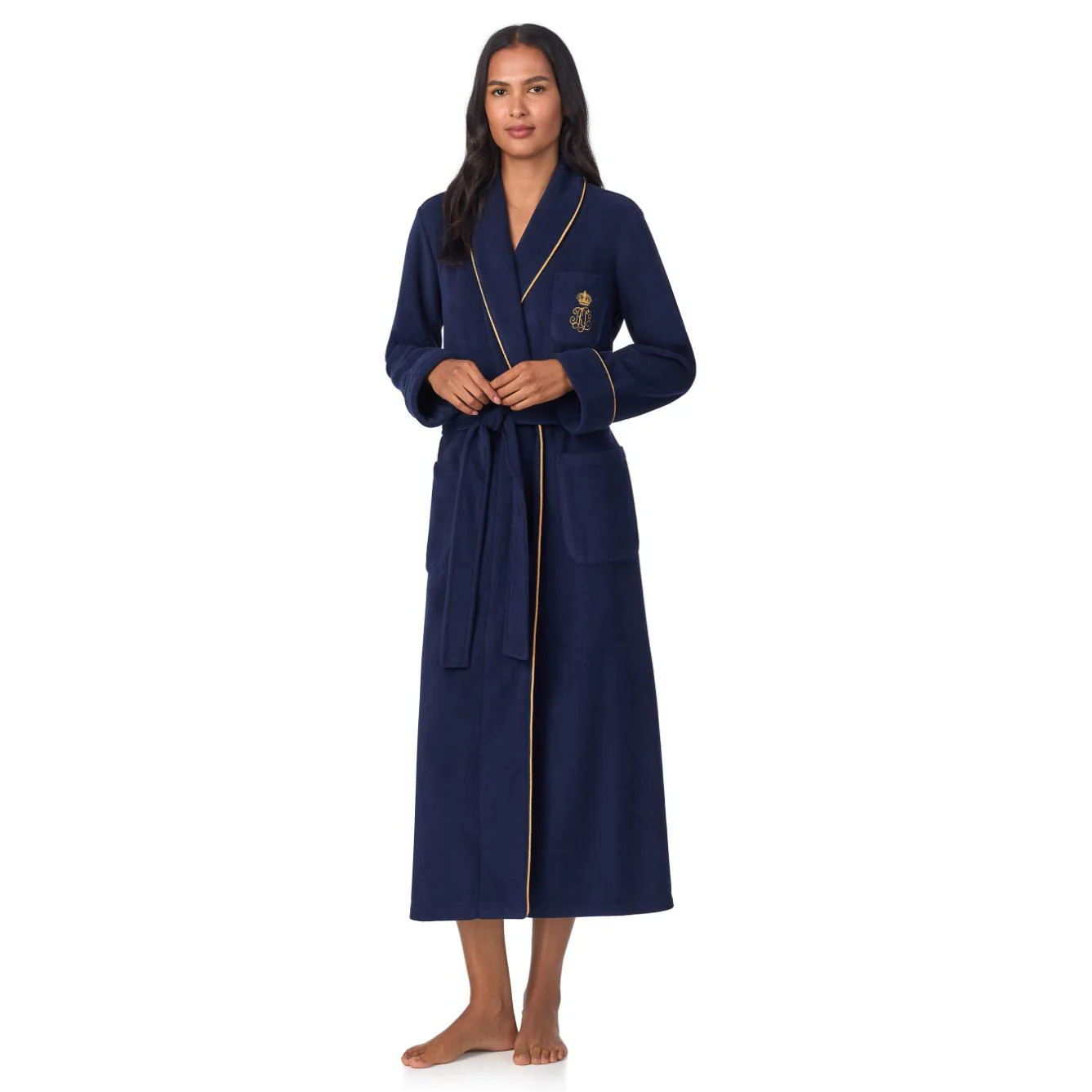 Fleece Badjas ILN52386 Navy