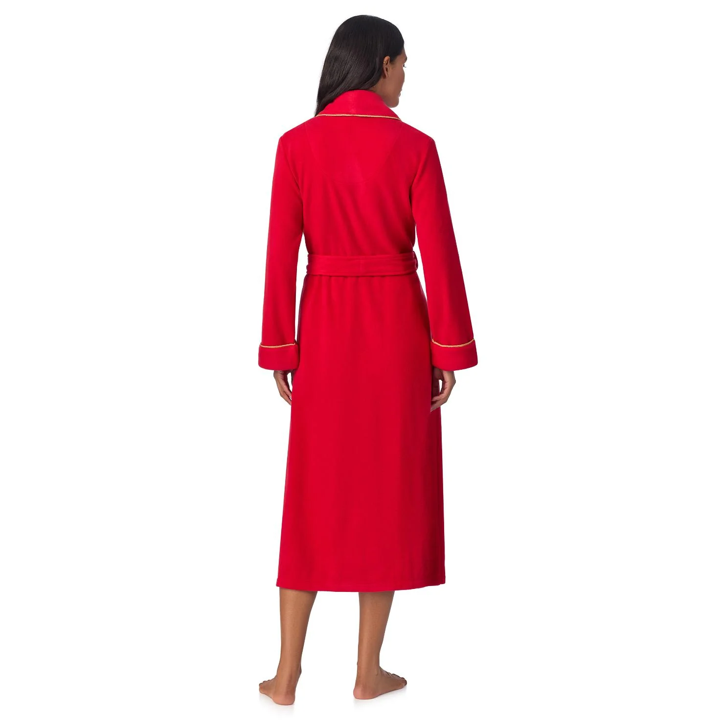 Fleece Badjas ILN52386 Red - Image 2