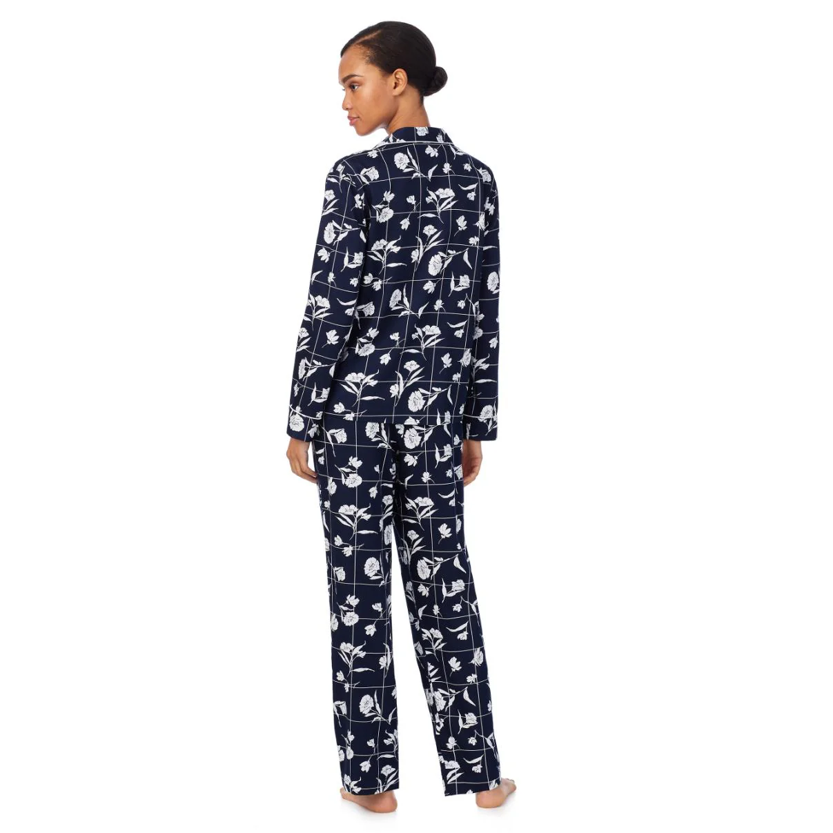Navy Print Pyjama ILN92399 Blue - Image 2