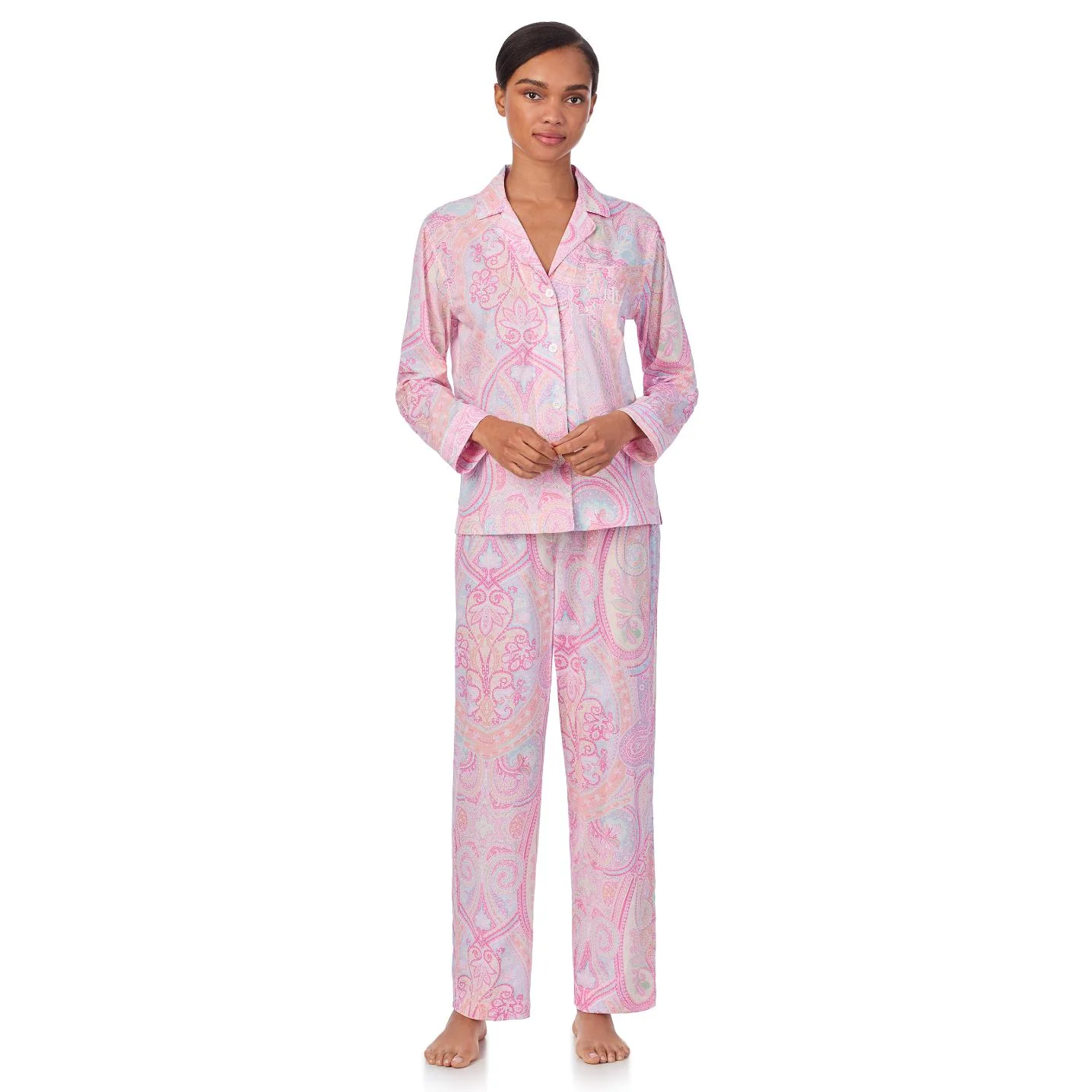 Paisley Pink Pyjama ILN92403 Rose