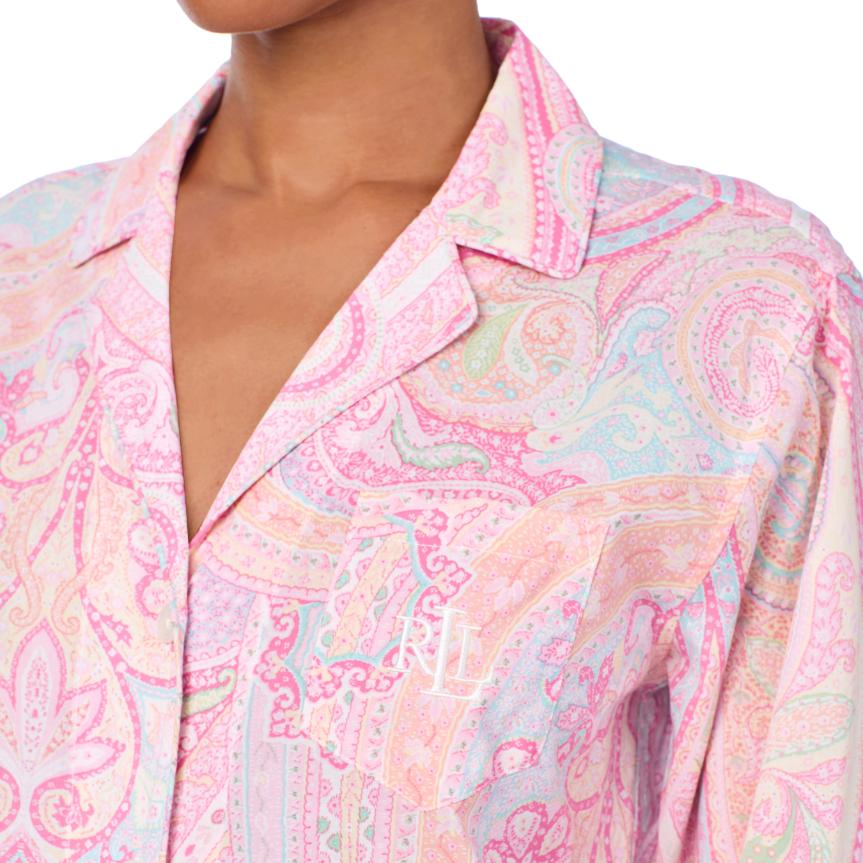 Paisley Pink Pyjama ILN92403 Rose - Image 3