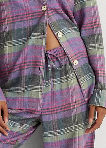 Ruit Pyjama ILN92271 Purp PLD - Image 4