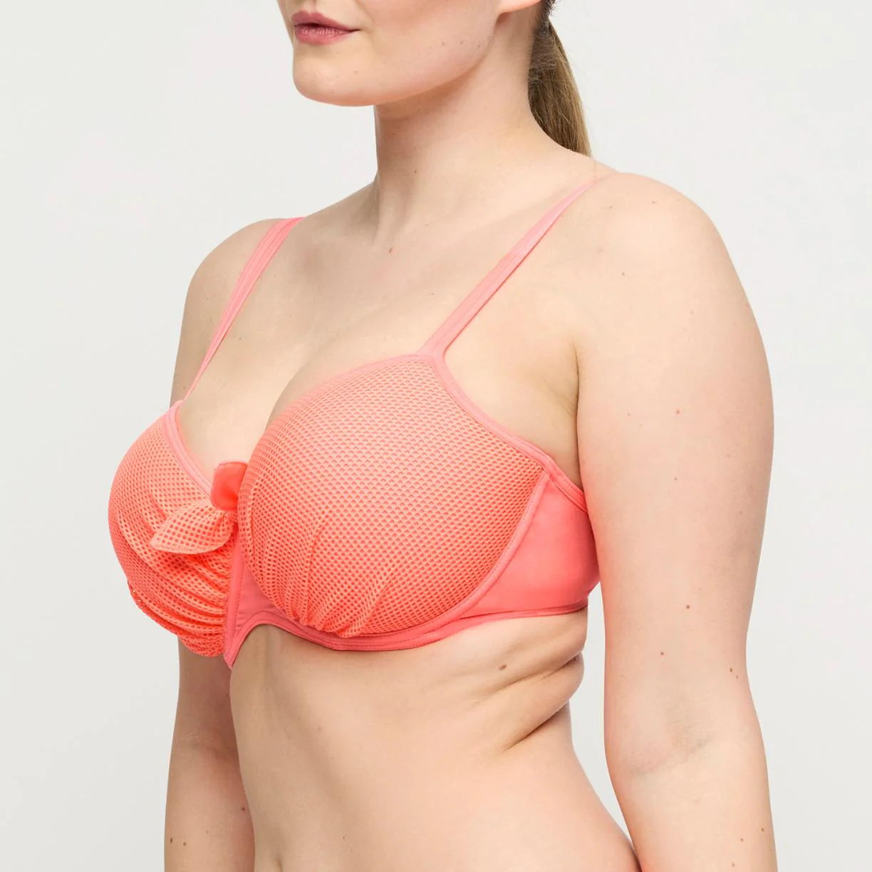 Rivas Voorgevormde Balconette Bikini 4014316 Neon Fiesta - Image 2