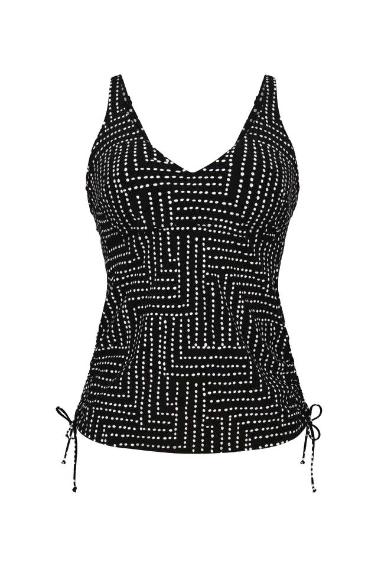 Simple Art Tankini Top 8851-1 Zwart - Image 4
