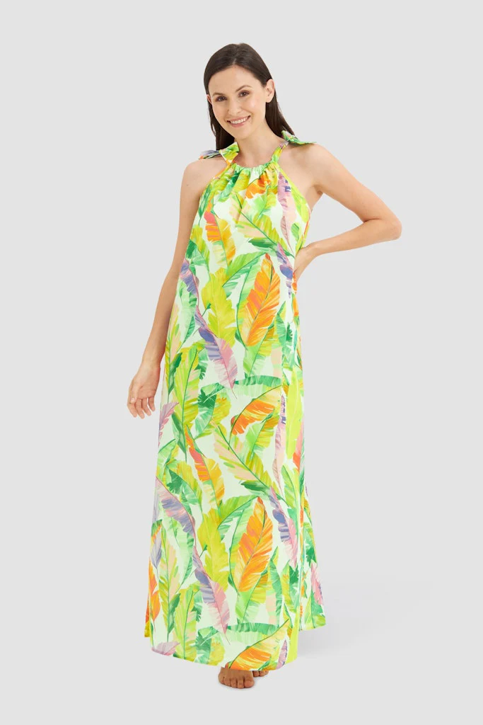 Green Leaves Strandjurk 1255610 Multicolor