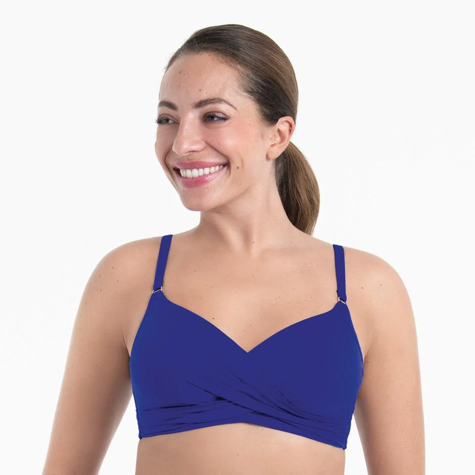 Shiny Basics Prothese Bikini Top 6504-1 Blue Violet
